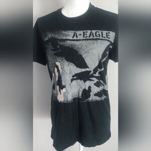 American Eagle Outfitters Black Graphic Tee